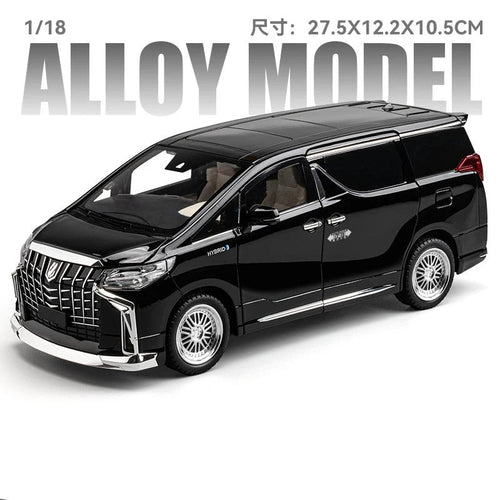 Toyota Alphard MPV 1:18 Diecast Model Car – Lights & Sound