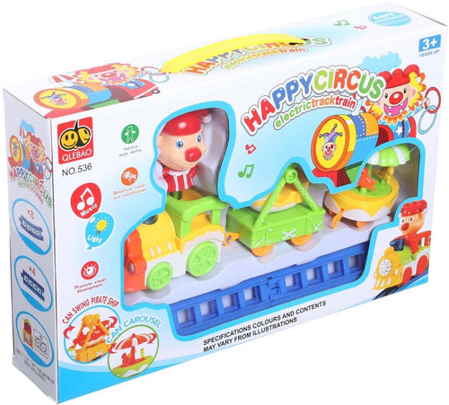 Happy Circus Electric Train Track Set for Kids