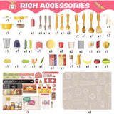Play Kitchen Set – 50 Pcs Spray Kitchen Kit with Lights &amp; Sound