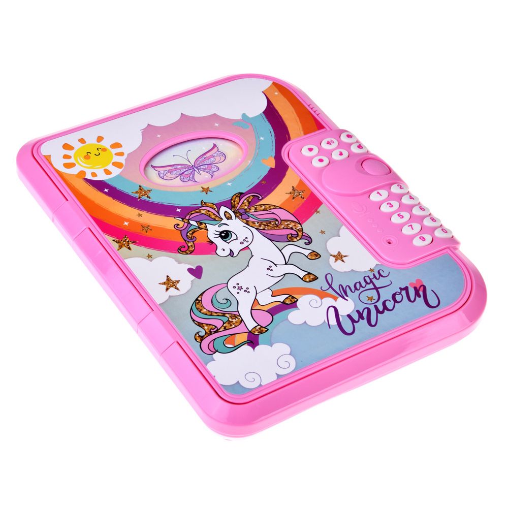Magical Unicorn Notebook Locker Set with Accessories for Kids