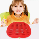 Apple Shape Magnetic Pixel Art Drawing Board for Kids