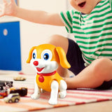 Crawling Musical Dancing Dog Toy with LED Lights for Kids