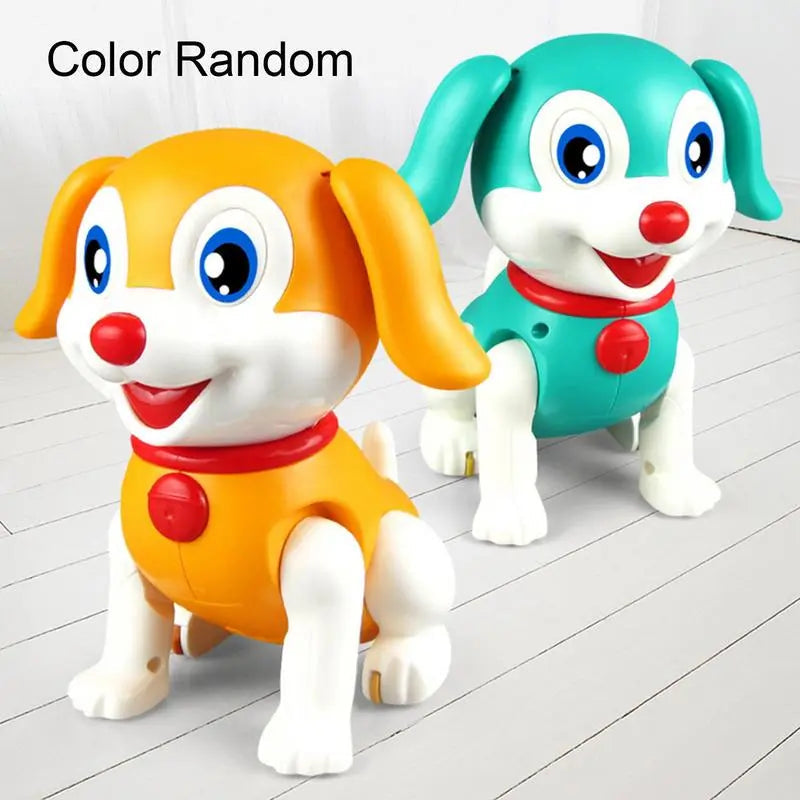 Crawling Musical Dancing Dog Toy with LED Lights for Kids