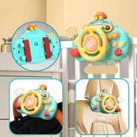 Little Driver Steering Wheel Toy with Lights & Sounds for Kid