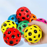 Bouncy Ball for Kids – Anti-Fall Moon Shape (Random Color)