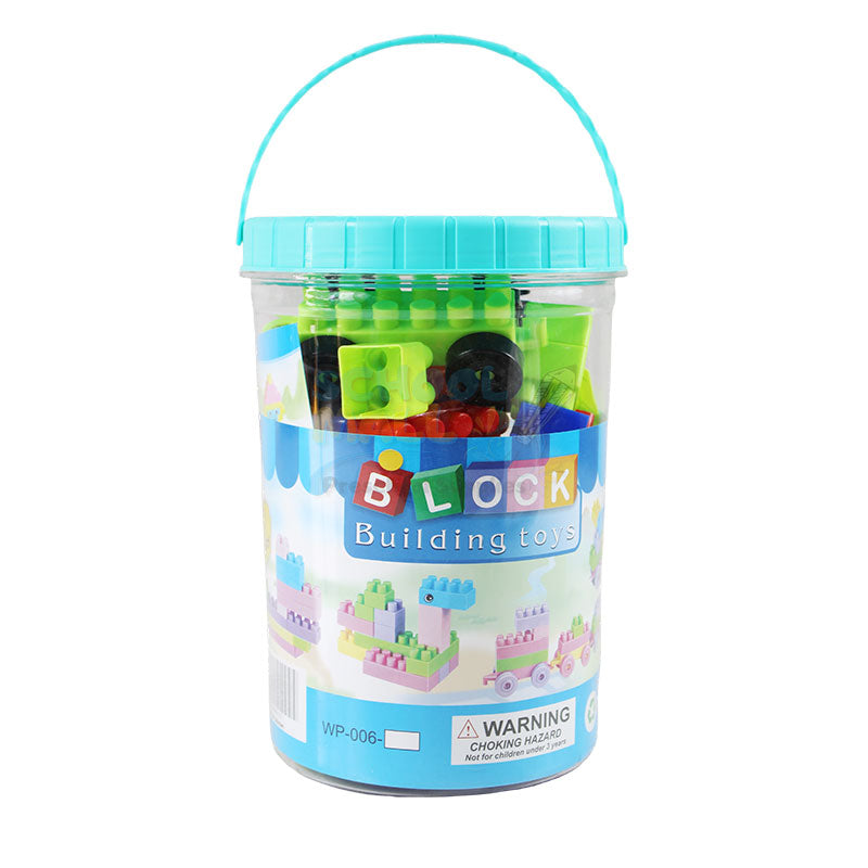 55 Pcs Plastic Building Blocks Set for Kids