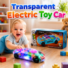 Transparent Gear Toy Car with Lights & Music for Kids