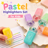 Pastel Highlighters Set for Kids (Pack of 6)