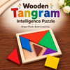 Wooden Tangram Intelligence Puzzle for Kids – Classic 7-Piece Shape Puzzle