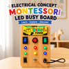 Electrical Concept Montessori LED Busy Board for Kids