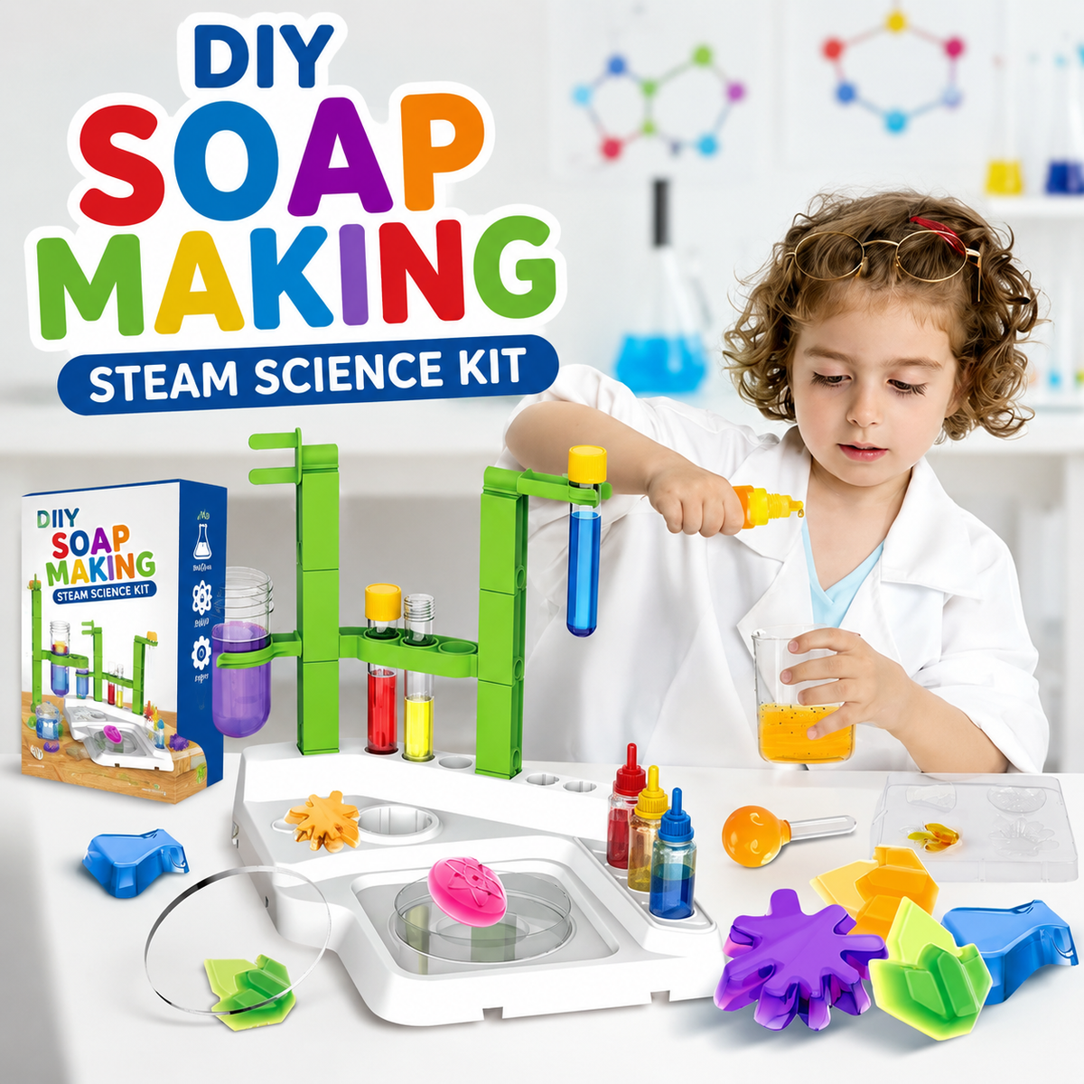DIY Soap Making STEAM Science Kit for Kids