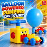 3-in-1 Kids Creative & Active Play Toy Bundle – Balloon Car, Drill Playset & Ball