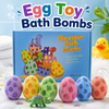 Dinosaur Egg Bath Bombs for Kids – Surprise Toy Set