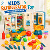 Kids Refrigerator Toy with Ice Dispenser – Lights & Sound