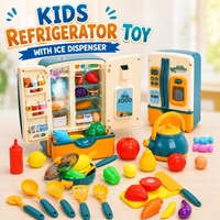 Kids refrigerator toy with ice dispenser - front view