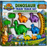 Multicolor Dinosaur Train Set – Battery-Operated Toy for Kids