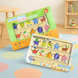 Wooden Magnetic Color Maze for Kids