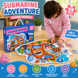 59 Pcs Submarine Adventure Floor Puzzle for Kids