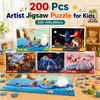 200 Pcs Artist Jigsaw Puzzle for Kids