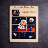 Wooden Jigsaw Puzzle Board for Kids – Random Design