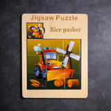 Wooden Jigsaw Puzzle Board for Kids – Random Design