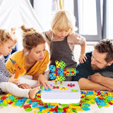 144-Pc Creative Drilling Toy Set with Screwdriver Tool for Kids