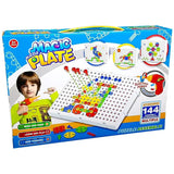 144-Pc Creative Drilling Toy Set with Screwdriver Tool for Kids