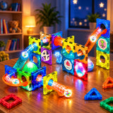 Castle Lighting Magnetic Building Blocks for Kids – 76 Pcs