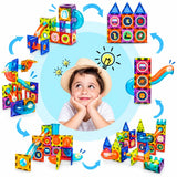 Castle Lighting Magnetic Building Blocks for Kids – 76 Pcs