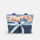 Tinnies Diaper Bag Set – Blue (3-Piece with Bottle Holder)