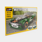 10-in-1 Racing Car Building Block Set for Kids – 195+ Pcs