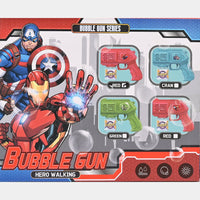 Electric bubble gun toy side view