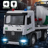 Diecast Large Cement Semi-Trailer Truck – 17.5-Inch Model
