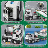 Diecast Large Cement Semi-Trailer Truck – 17.5-Inch Model