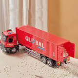 Diecast Large Global Transport Truck – 16-Inch Model