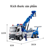 Diecast Police Rescue Tow Truck – 12-Inch Model