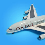 Qatar Airways A380 1:160 Diecast Plane Model – Aviation Collectible
