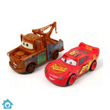 Lightning McQueen & Mater Friction Toy Car Set – Push & Go Racing Duo