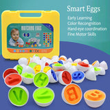 26 Pcs Alphabet Matching Eggs – Shape & Color Sorting Toy for Kids