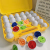 26 Pcs Alphabet Matching Eggs – Shape & Color Sorting Toy for Kids