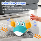 Electric Crawling Crab Toy with Lights &amp; Music for Kids