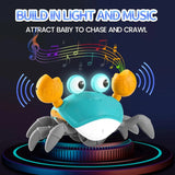 Electric Crawling Crab Toy with Lights &amp; Music for Kids