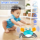 Electric Crawling Crab Toy with Lights &amp; Music for Kids