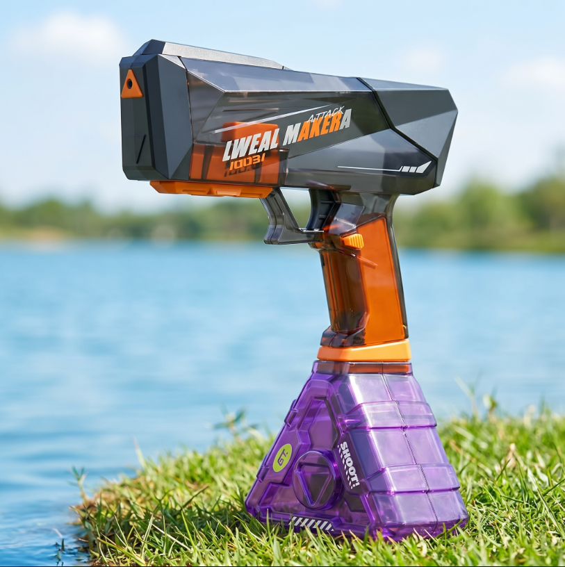 Electric Cyber Water Gun – 1200mAh Rechargeable Water Blaster for Kids