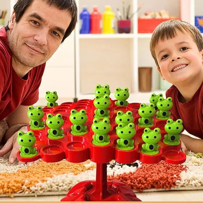 Fun Frog Balance Tree Game - pieces