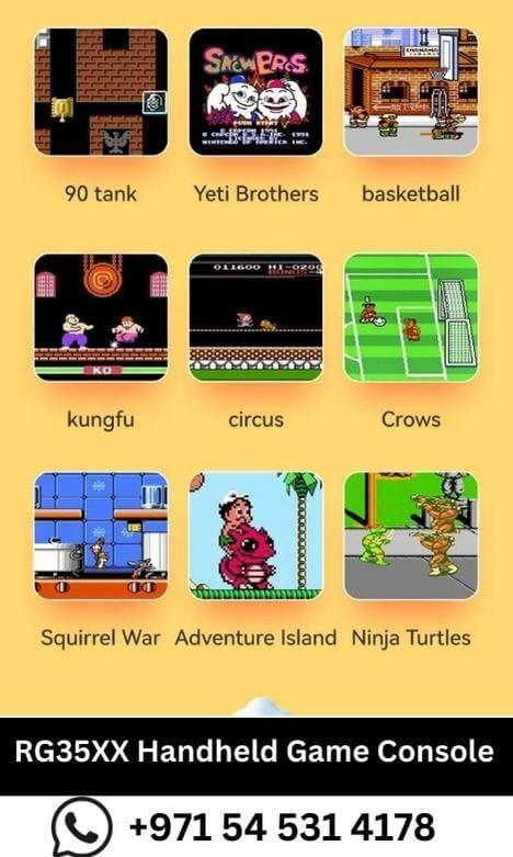 G7 handheld game console connected to TV via AV output retro gaming Pakistan
