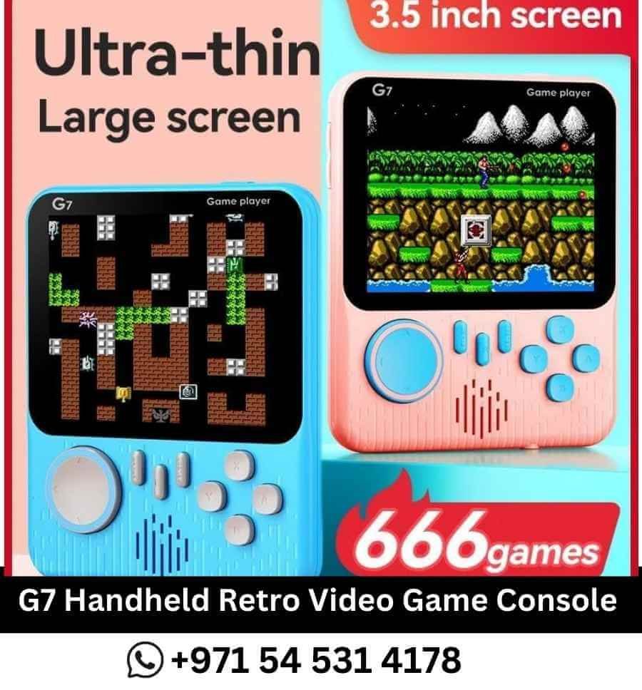 G7 game console 666 games all colors blue green pink black portable retro toy Pakistan