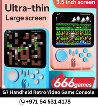 G7 game console 666 games all colors blue green pink black portable retro toy Pakistan