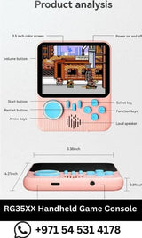 G7 Retro Handheld Game Console | 666 Built-In Games | 3.5-Inch LCD Screen