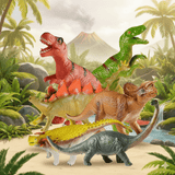 Realistic Animal Figures Set Toy for Kids – Wild Animals, 6 Pcs